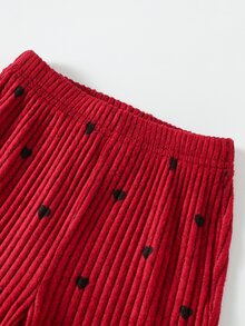 女童長褲 3件組 春季款 黑色運動休閒舒適時尚多件套 聖誕風格 嬰兒棕色 - 彩色 - 查看 3