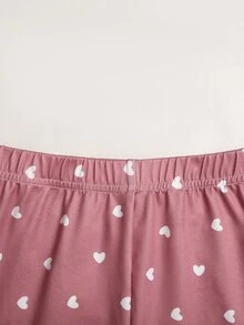 SHEIN Kaos Koordinat untuk Anak Perempuan Remaja - Putih - View 5