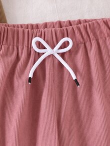 SHEIN 3件裝女童運動長褲 秋冬款 - 彩色 - 查看 5