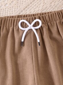 SHEIN 3件裝女童運動長褲 秋冬款 - 彩色 - 查看 4