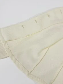 RosyDaze Setelan Jaket dan Rok Wanita Slim Fit Musim Semi/Gugur, Cocok untuk Perjalanan Sehari-hari dan Pertemuan Bisnis - Krem - View 7