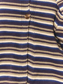 MUSERA Button Oversized Stripe Knit Cardigan Cute Cool Girl Cosy Everyday Clean Casual Old Money Evening Party Elegant Spring Sweater Vacation - Multicolor - View 6