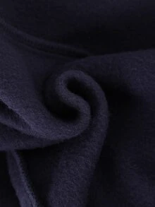 SHEIN 男嬰秋冬加厚保暖內裡連帽牛仔外套與工裝褲套裝，適合外出、假日與休閒穿著 - 藍色 - 查看 5