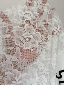 StreetHx Atasan Camisole Wanita dengan Motif Renda dan Patchwork, Serbaguna untuk Pemakaian Sehari-hari - Putih - View 7