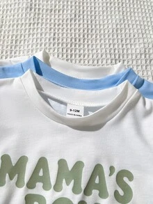 SHEIN Vintaside Kids 3件組男孩獅子卡通印花長袖套裝，活力風格，適合四季，休閒穿著 - 彩色 - 查看 7