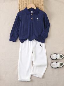 Blue and White