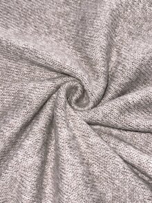 Firerie Plus Size Women Solid Color Crew Neck Drop Shoulder Long Sleeve Casual Soft Form Pullover Sweater Office Formal Maroon Autumn Winter - Khaki - View 9