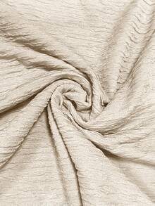 EMERY ROSE Solid Color Ruffled Short Sleeve T-Shirt - Apricot - View 7