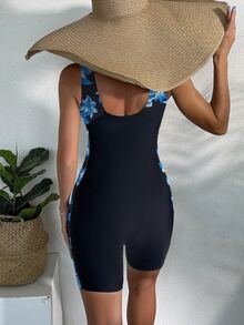 Swim SPRTY One-Piece (Random Print) With Purchased Copyright Summer - Multicolor - View 4
