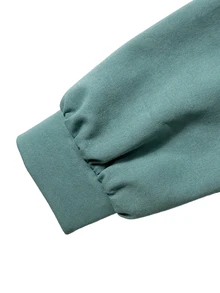 TaskEZ Zip Up Solid Scrub Coat - Teal Blue - View 8