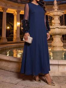 Fleurora Pesta Pernikahan Elegan Musim Semi dan Musim Panas Musim Gugur dan Musim Dingin - Navy Blue - View 3