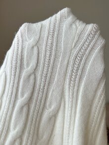 Autumina Women's Versatile Elegant Cable Knit Button Cardigan - White - View 7