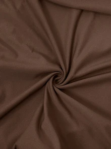 LUMIGAL Women's Early Autumn Long Sleeve Oversized Crew Neck Sweatshirt, Ruffled Hem Design, Lantern Sleeve Fashion Versatile Sweatshirt, - Brown - View 5