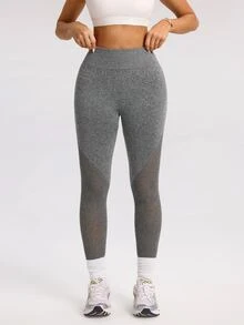 Dewbera Dewbera Women's Solid Color High Waist Casual Daily Travel Sports Long Pants - Army Green - View 3