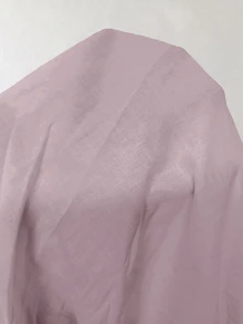 Solavon 女款純色對比蕾絲側腰綁帶長袖襯衫 - 淡紫色 - 查看 6