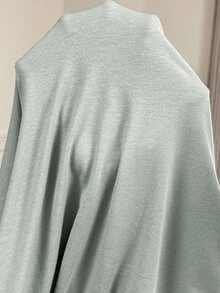 Slowluna Maternity Solid Color Nursing Function Casual Daily Summer Dress - Green - View 6