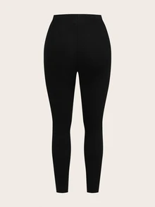 Tseoso 91 Cotton 女款 3 件組 黑色 棕色 灰色 百搭休閒夏季內搭褲，彈性針織多功能運動服，適合瑜伽、居家穿著、皮拉提斯健身 - 彩色 - 查看 7