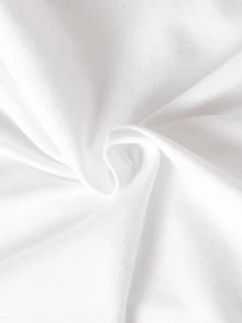 SHEIN Vintaside Kids 嬰兒幼兒秋冬高領內搭套裝，寶寶內著外穿白色內層上衣，5件套上衣組，棉混紡親膚柔軟 - 白色 - 查看 5