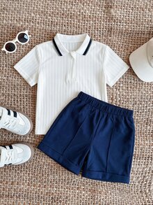 Blue and White