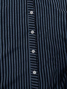 SHEIN LUNE 大尺碼女款條紋休閒日常穿著襯衫 - 彩色 - 查看 5