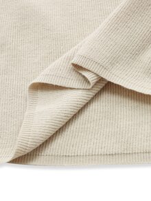 Momance Maternity Sweater Loose Fit Mock Neck Cape Design Elegant Date Solid Color Knit Pullover Cardigan Versatile Everyday - Khaki - View 11