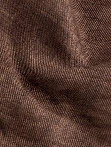 Momance Maternity Dress With Small Round Neck, Waist Knot, Cross A-Line Hem, Grey Woven Fabric Dress - Dark Grey - View 8