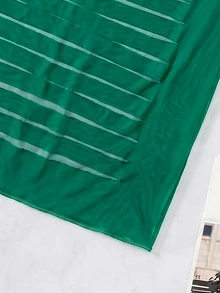 Swim Vcay 2026最新時尚沙灘裝迷人優雅綠色薄紗巴西國旗印花罩衫性感露背設計女款泳衣 - 綠色 - 查看 5
