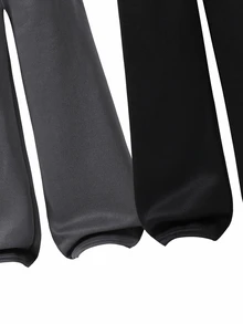 Vacaura 2 Packs Boys' Spring & Fall Street Minimalist Drawstring Sweatpants (Dark Gray + Black) Casual Sports Pants For Daily & School - Multicolor - View 7