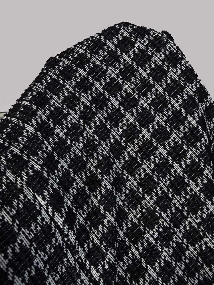 Solflare Plus Size Fashion Commuter Plaid Skirt Fall - Multicolor - View 7