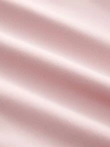 SHEIN Cheerettes Solid Color Side Drawstring Sports Leggings - Pink - View 8