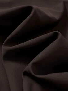 GlowEve CURVE Plus Size Women High-Waisted A-Line Skirt, Elegant For Commuting Fall - Coffee Brown - View 4
