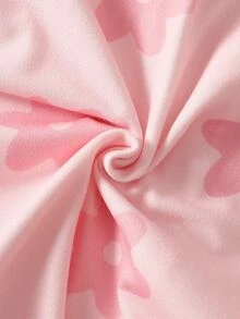 SHEIN Newborn Baby Single-Breasted Round Neck Long Sleeve Romper Nursery Beige Black Pink Autumn Cute Babygirl Family Matching Going - Multicolor - View 7