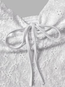 Opulessa Women's Pleated Casual Versatile Daily Wear Camisole Top - White - View 7