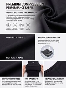 Powerista Jumpsuit Panjang Ketat Tanpa Jahitan Tanpa Punggung untuk Olahraga Musim Panas & Semi Wanita, Warna Hitam Polos, Detail Desain Punggung Terbuka - Hitam - View 3