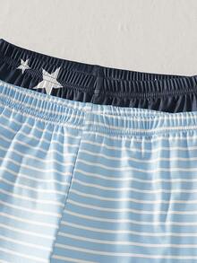 4PCS Tween Boys Pajamas - Multicolor - View 7