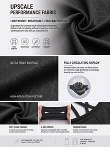 Powerista Women's Summer Spring Black Sports Back Lace-Up Design Tank Top Breathable Active Wear Casual Modest Athleisure Sleeveless Running Shirt Gym Workout - Black - View 4