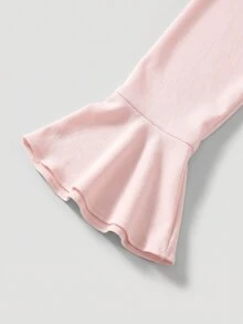 SHEIN MOD Women's Casual Ins-Style Homewear Dress Cozy And Elegant Details, For Outfit, Fall & Winter - Dusty Pink - View 6