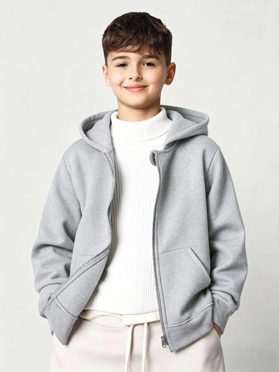 Tween Boys Autumn Sweatshirts Kids - Grey - View 1