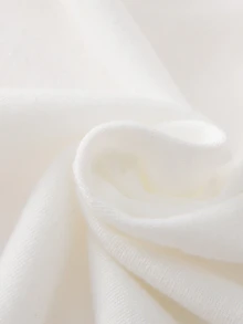 SHEIN 3 قطع تي-شيرت بدون أكمام صلبة للأولاد الصغار - أبيض - مشاهدة 4