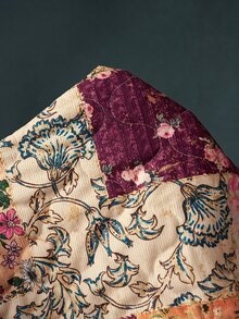 Bohemela Casual Loose Woven Printed Women's Regular Jacket - Multicolor - View 10