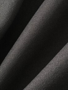 Dazy Plus Fun Commuter Office Wear Mid-Length Skirt - Dark Grey - View 8