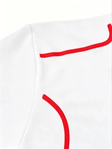 Sport MetroGents Men's Contrast Trim Short Sleeve Sports T-Shirt, Gym - White - View 3