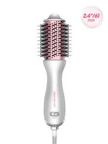SHEGLAM HAIR Cool Shield Blowout Brush Pro,2.8"/72mm Hot & Cool Air Blow Dryer Brush,Hot-Air Styler,Cool Shield Tech,33000 Rpm,Cool Air Sets Styles Reduced Frizziness,3 Temps & Speeds,360° Swivel Cord For All Lengths & Textures - Silver - View 14