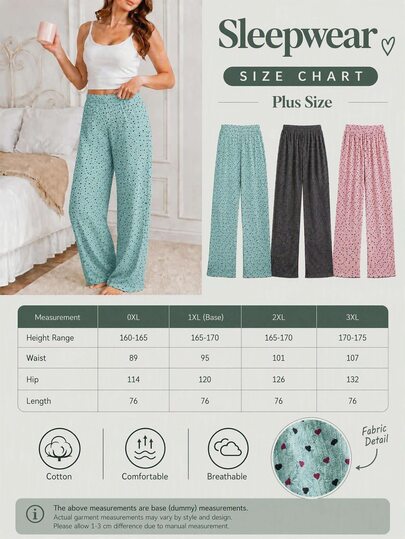 SHEIN 3 st sovbyxor i plus size
