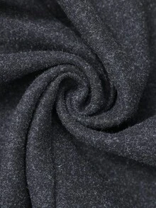 EMERY ROSE Women's Solid Color Long Sleeve Double Breasted Elegant Smart Casual Overcoat Office Dinner Everyday Dark Grey Fall - Dark Grey - View 9