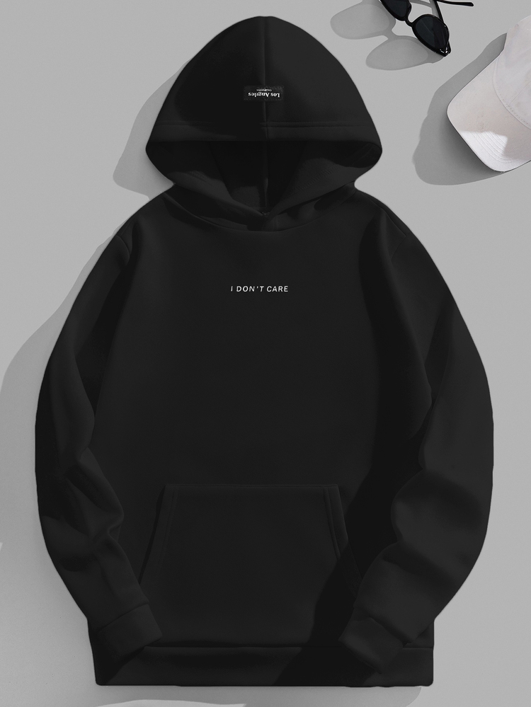 EASEVO Men's Casual Daily Wear Hooded Long Sleeve Sweatshirt Halloween Winter Party Autumn - Black - View 6