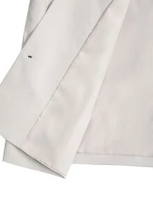 Manfinity Homme Men's Vintage Double Large Patch Pocket Single-Breasted Casual Commuter Jacket, All-Season Versatile Classic Minimalist Ins Style Outerwear - White - View 4