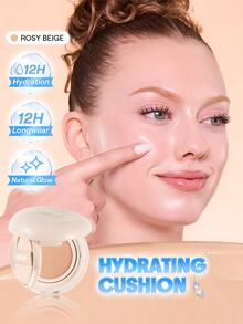 SHEGLAM Lumi Lock & Go Cushion Foundation-Rosy Beige Brand Beauty Cosmetic Makeup For Women And Girls - Rosy Beige - View 16