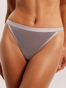 Barelissa 1pc Women's Solid Color Triangle Panties - Dusty Purple - View 5