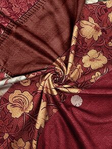 SHEIN LUNE 女款復古花卉印花V領短袖休閒寬鬆上衣，適合日常穿著、工作、旅行與度假 - 彩色 - 查看 3